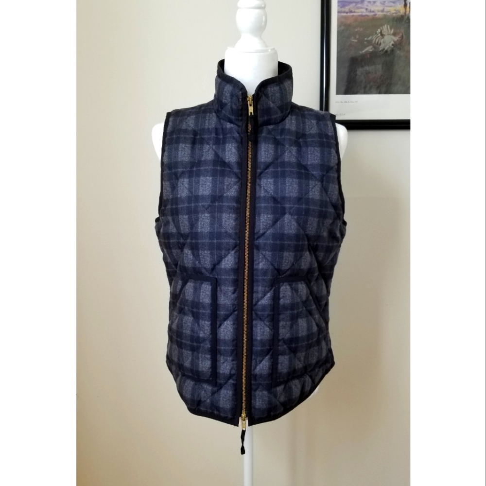 J. Crew Plaid Vest